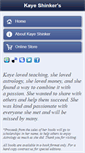 Mobile Screenshot of kayeshinker.com
